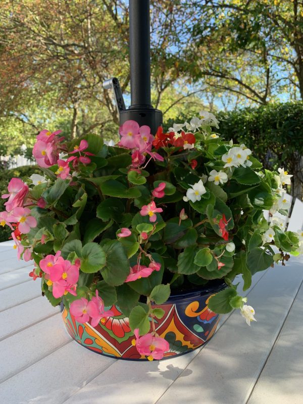 TRAYBRELLA  PATIO UMBRELLA TRAY  FLOWER TRAY MEXICAN STYLE - Image 2